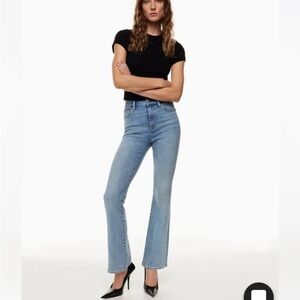 Aritzia denim forum Bettie High Rise Flare Jeans
